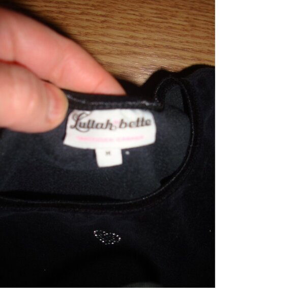 Lullah Bette Black and White Dress Youth Size 8 - Picture 2 of 2